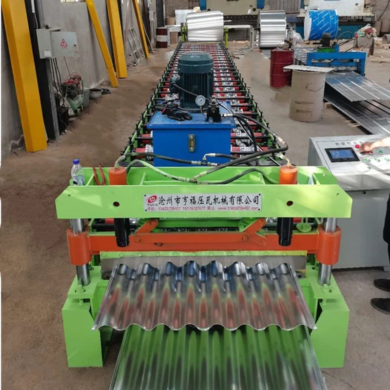 High Quality Aluminium Corrugated Metal Tile Roofing Sheets Making Machine