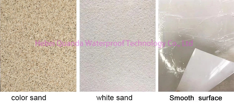 1.5mm White Sandstunnel Construction High Polymer Waterproof Adhesive Sheet
