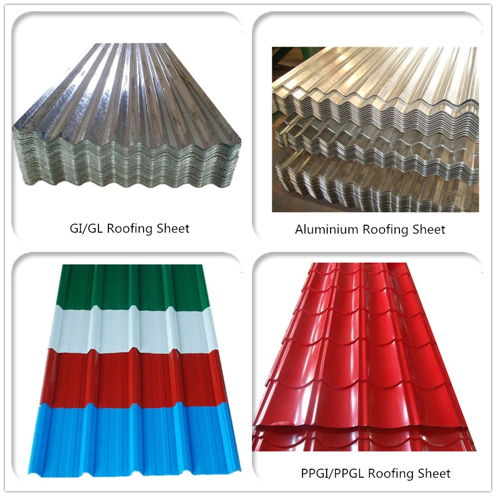 Building Material Galvalume Corrugated Metal Roof Sheet Corrugated Galvanized Zinc Roof Sheets Steel Roofing Sheet