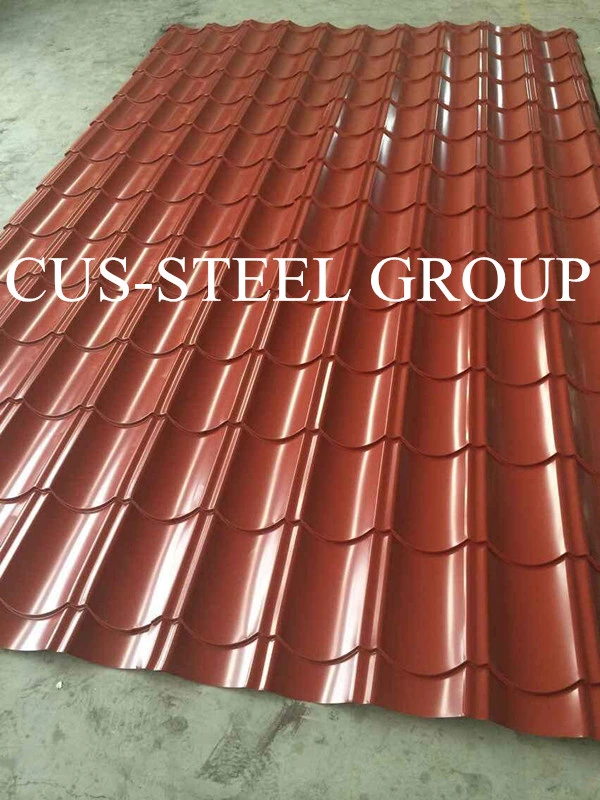 Glazed Galvanized Roof Sheet /Color Corrugated Roof Sheet