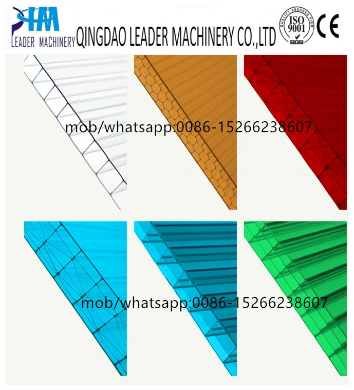 Hot Sale Plastic PP/PE/PC Hollow Grid Sheet Production Line/ Hollow Grid Sheet Making Machine