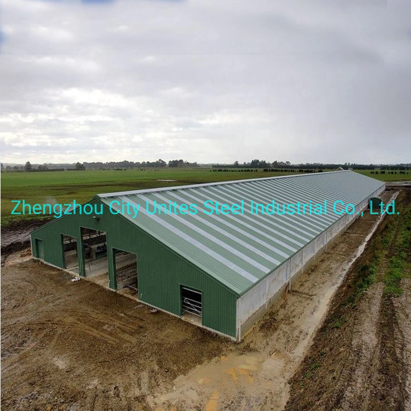 Clear Span Pre Engineered Warehouse Flat Roof Car Parking