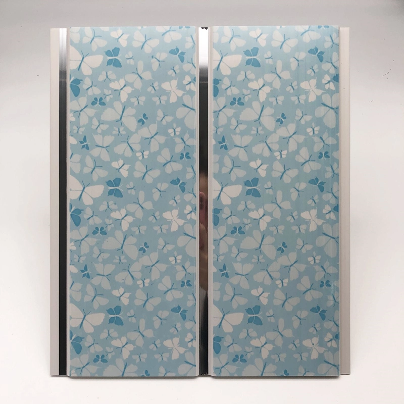 20cm 250mm19FT Reflective Glossy UV Marble PVC Wall Sheet Cielo Raso Pure White Techo En PVC Ceiling Panel