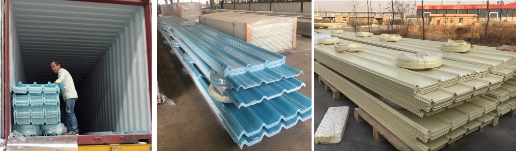 Cheap Price FRP/GRP Fiberglass Skylight Roofing Sheet Plastic FRP Panel for Factory Warehouse Roof Building Material