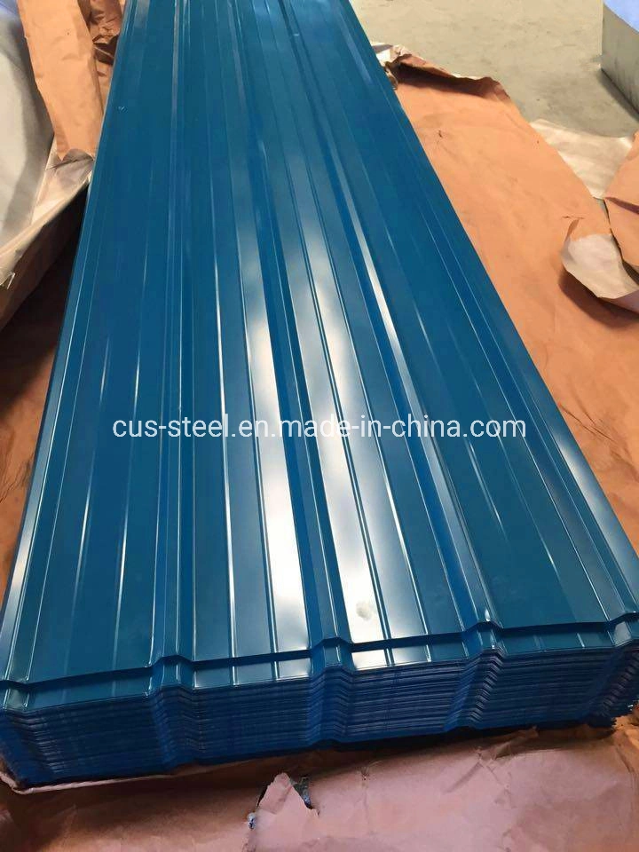 Corrugation Steel Step Roofing Sheet/Color Glazed Roofing Alu-Zinc Sheet