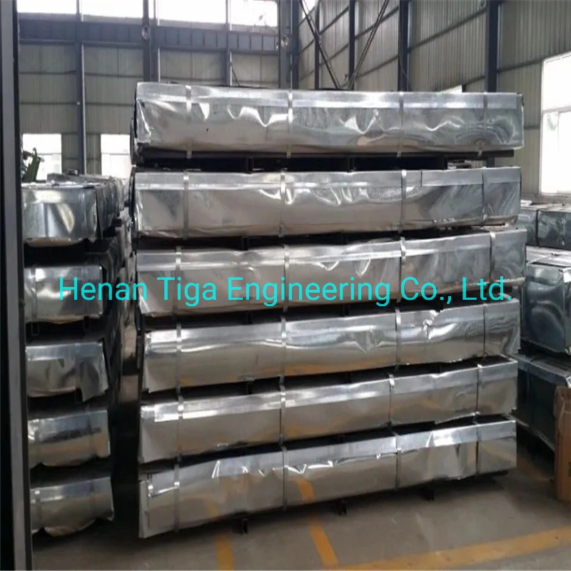 Trapezoidal / Wave Color Coated Steel Roofing Sheets with Felt on Back