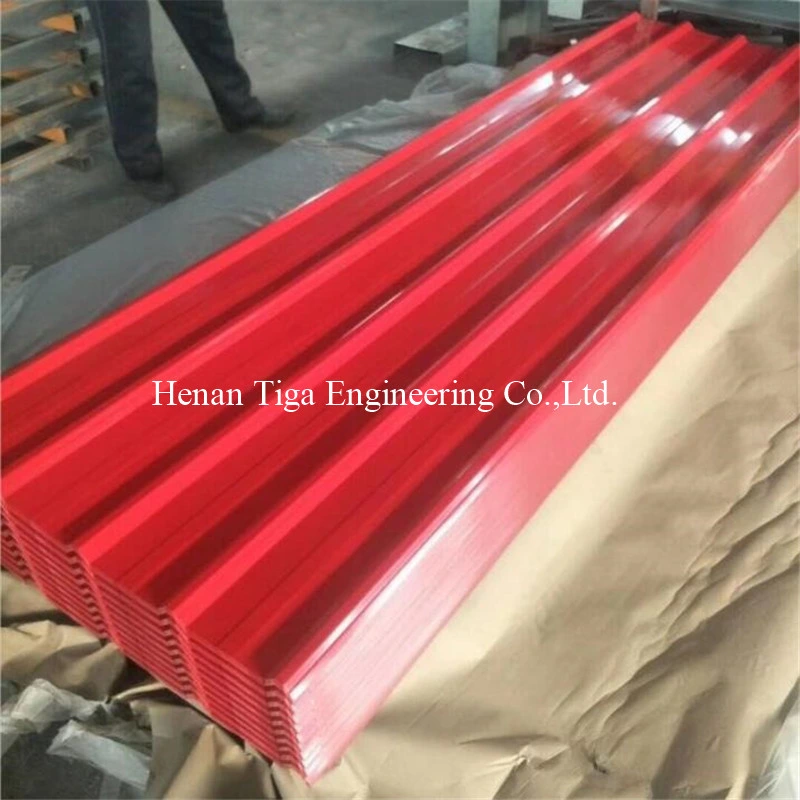 Prepainted Trapezoidal Corrugated Profile Roofing Sheets Panels