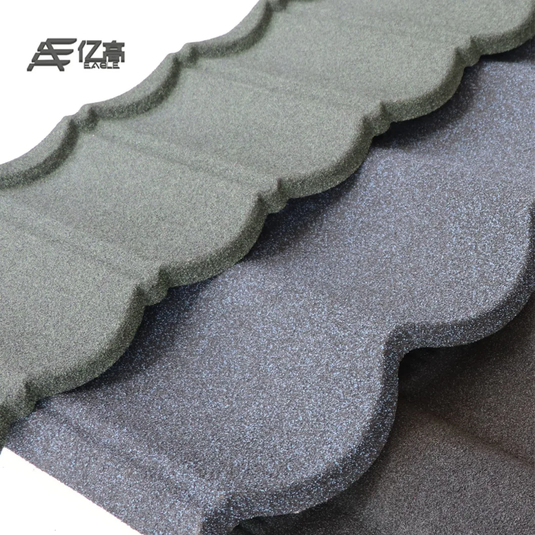 Recycled Building Roof Materials Makuti Grained Sheet Sotne Coated Roof Tiles