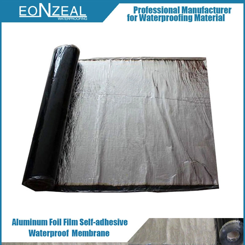 1.2 mm Self Adhesive Bitumen Waterproofing Sheet PE Film