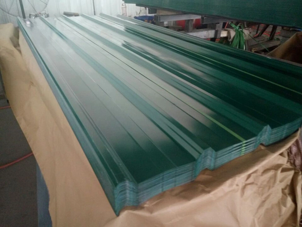 Metal Material Prepainted Corrugated Roofing Galvanized Zinc Roof Sheet PPGI Roof Tile