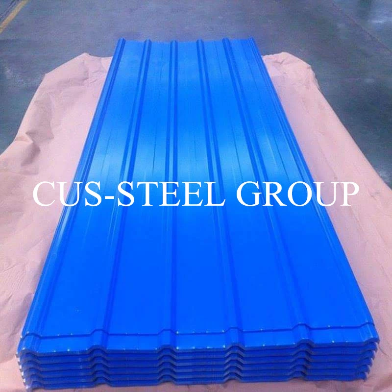 Color Coated Trapezoidal Roofing Sheet / Box Prepainted Galvanised Roofing Sheet