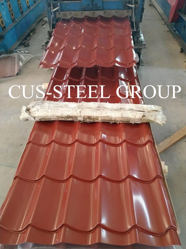 Glazed Galvanized Roof Sheet /Color Corrugated Roof Sheet