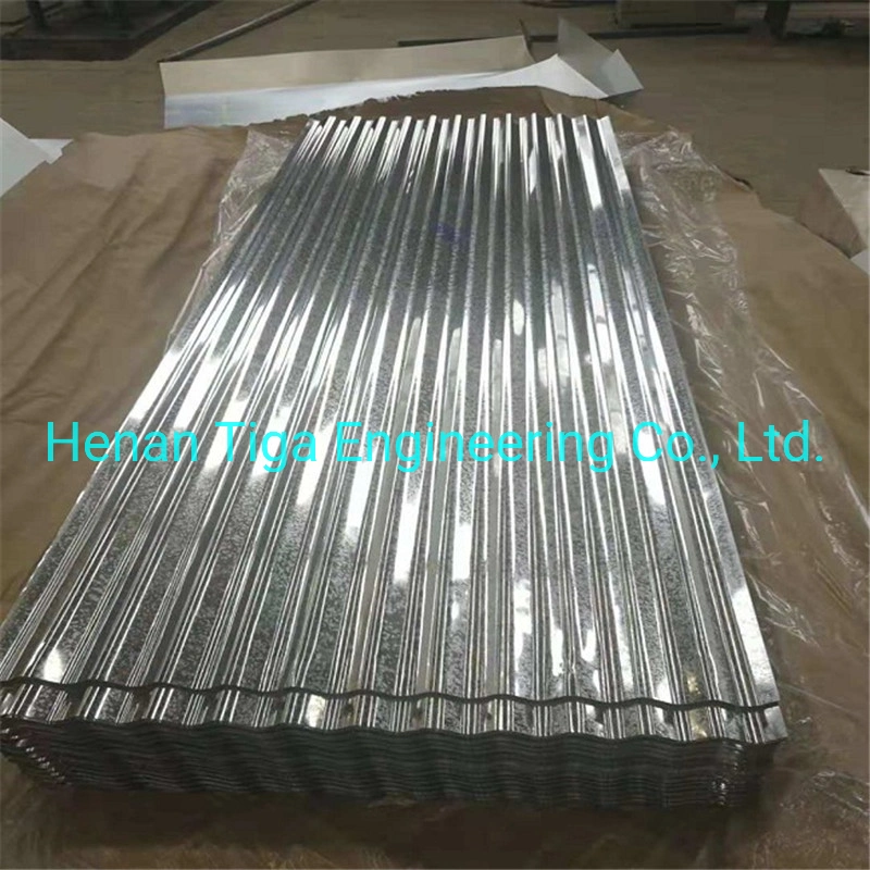 Building Materials 0.12mm Thickness Hot DIP Galvanised Corrugated Roof Sheeting