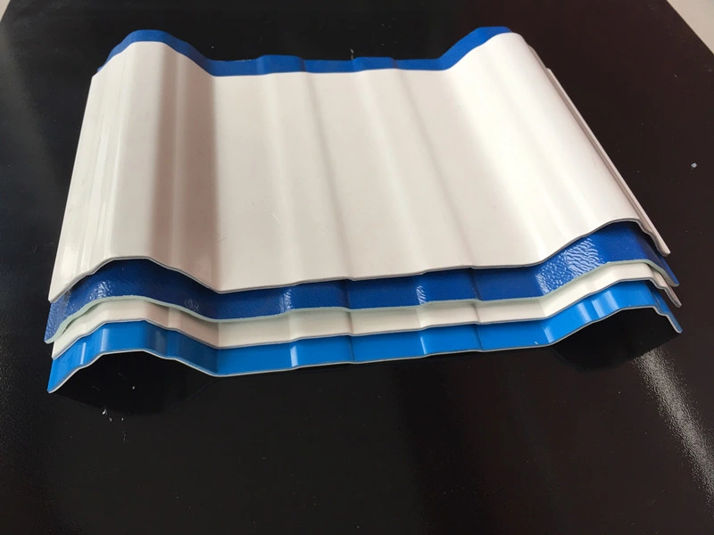 Color Coated Plastic Corrugated Heat Resistant PVC Roofing Sheet