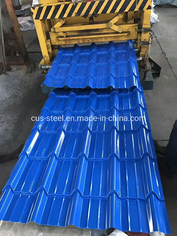 Corrugation Steel Step Roofing Sheet/Color Glazed Roofing Alu-Zinc Sheet