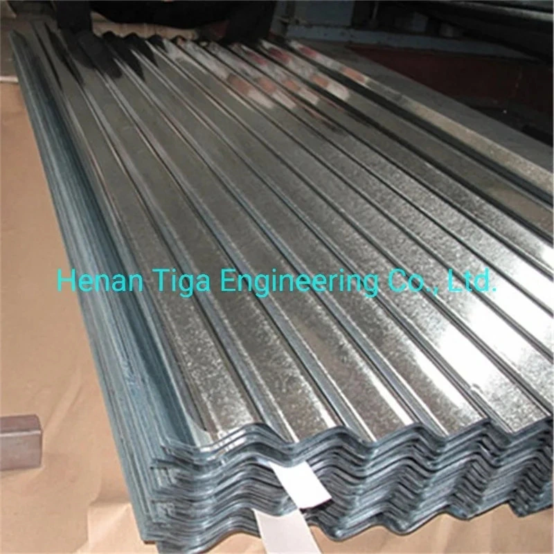 Tiga Factory Building Material Wave Corrugated Galvanized Steel Roofing Sheets