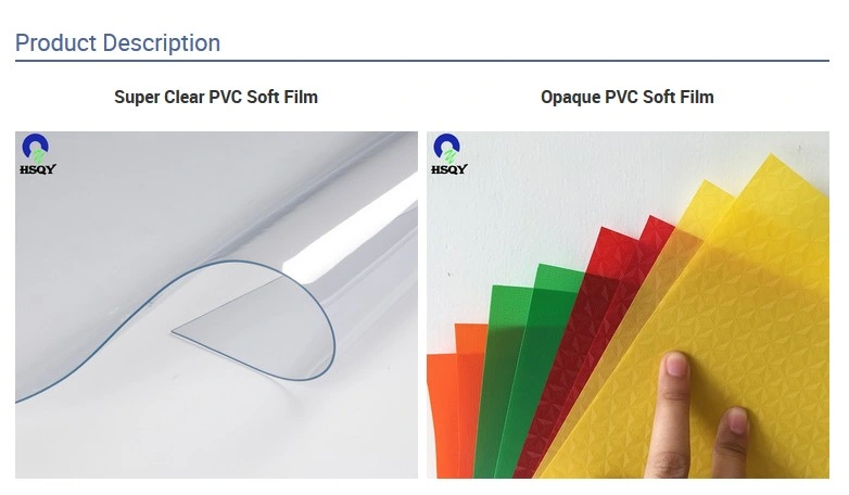Plastic PVC Super Transparent Soft Glass Sheet for Table Cover