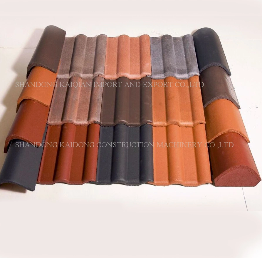 Decorative Roof Tile Ridge Cap Glazed Roof Tile Roll Forming Machine Logo Roof Tile Prices