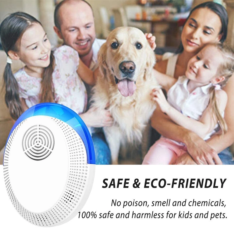 Ultrasonic Pest Repeller Electronic Indoor Pest Control Repellent for Mosquito Fleas Cockroaches