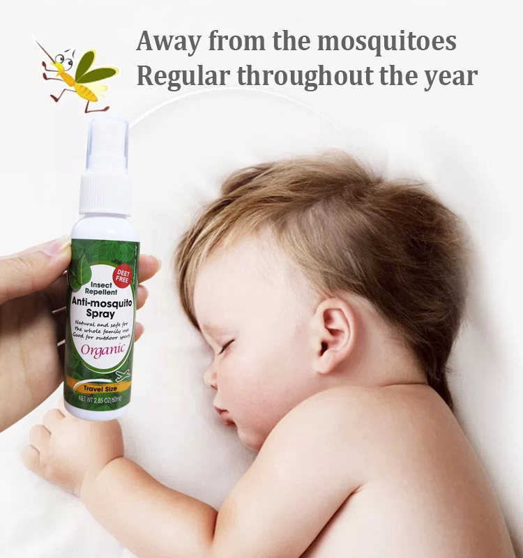 No Deet Customized Picaridin Nature Oil Mosquito Repellent Liquid Insect Repellent Spray