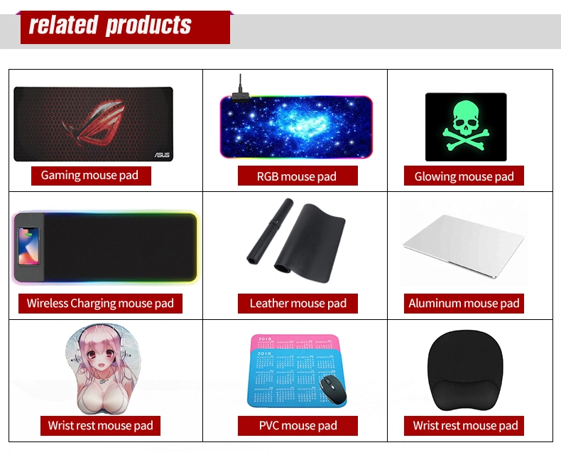 Yugland Wholesale Custom Design Printing PU Leather Mouse Pads in Promotion Mouse Mat Leather Mouse Mat