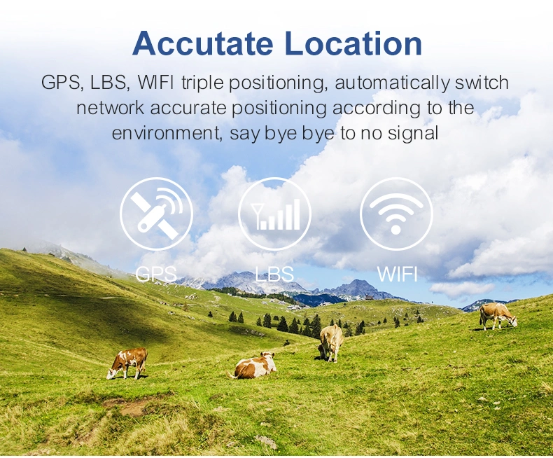 V26 Waterproof Solar Powered Cow Sheep GPS Tracker for Animal