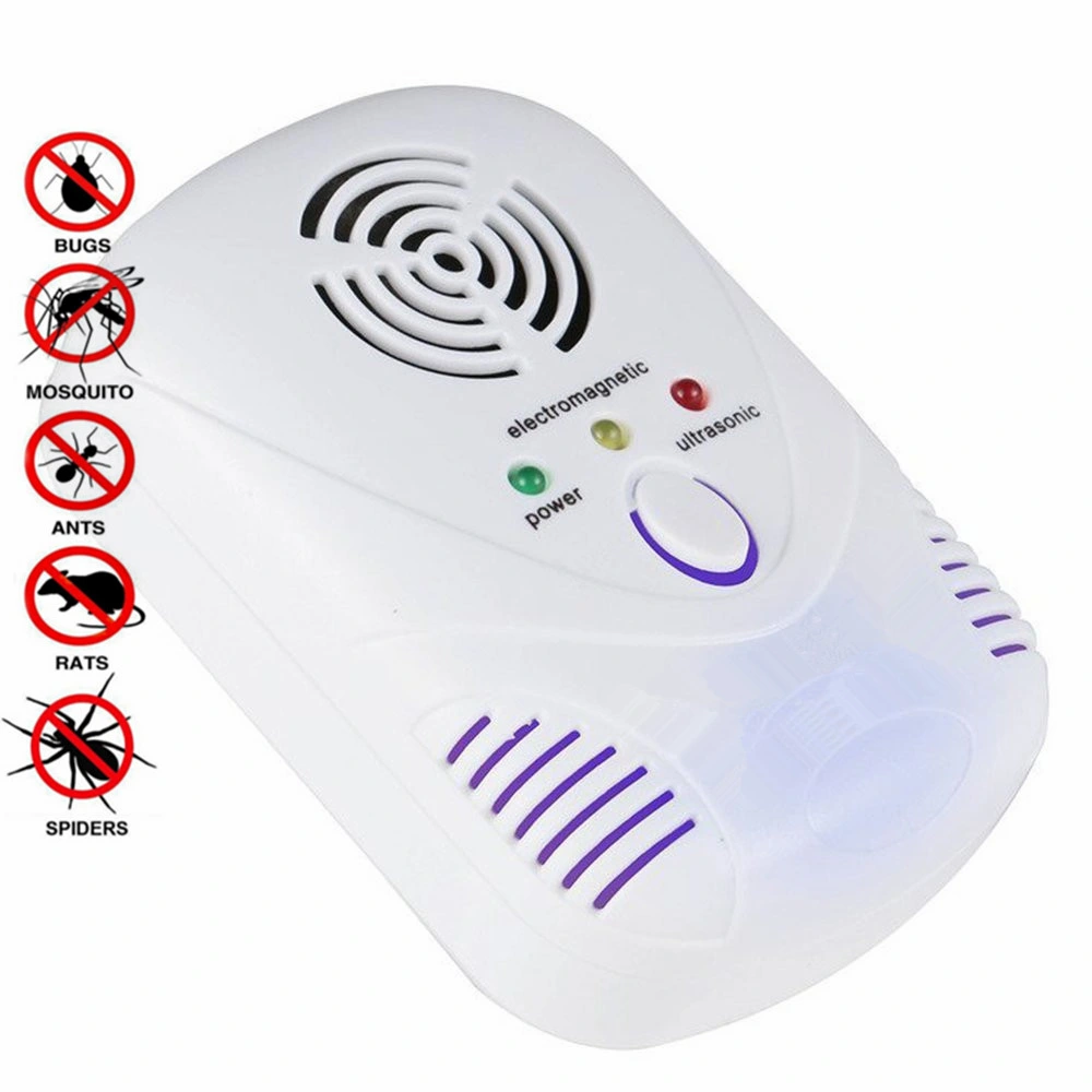 Ultrasonic Electronic Reject Insect Pest Bug Control Repeller Rat Repellent Indoor Pestcontrol