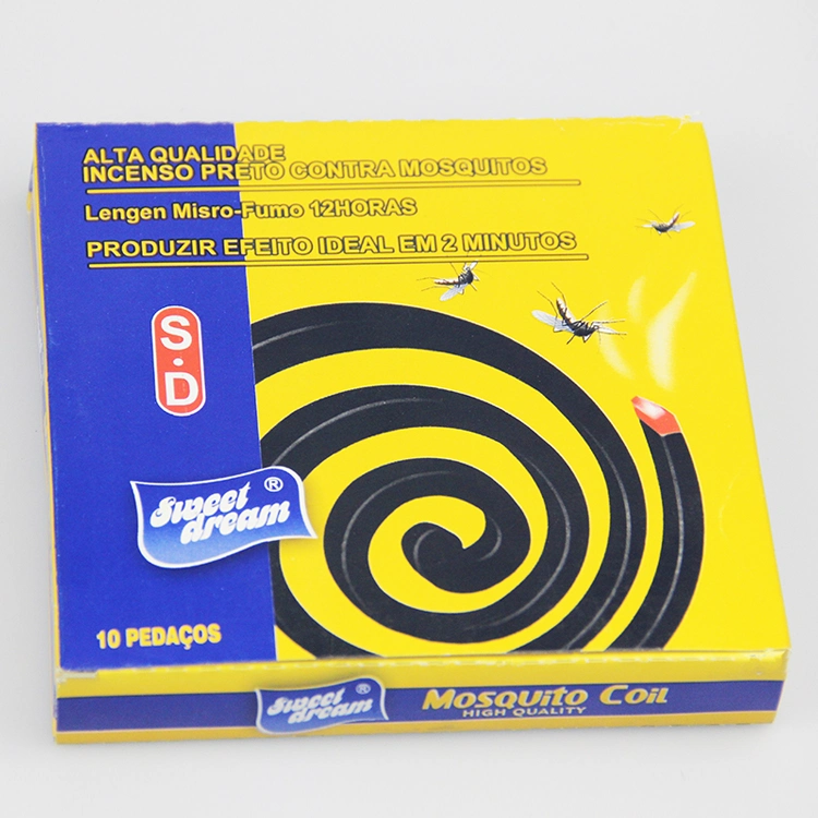 Effective Non Smoke Black Mosquito Coils High Quality Mosquito Repellent Incense Coil Make in China