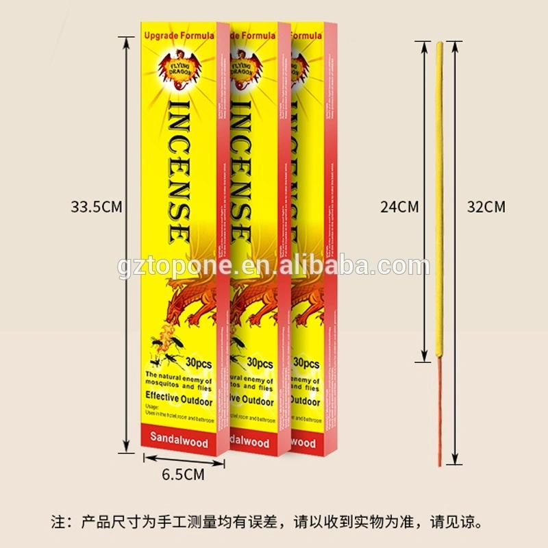 Popular Colorful Mosquito Repellent Stick/Natural Mosquito Incense Stick/ Effective Fly Stick