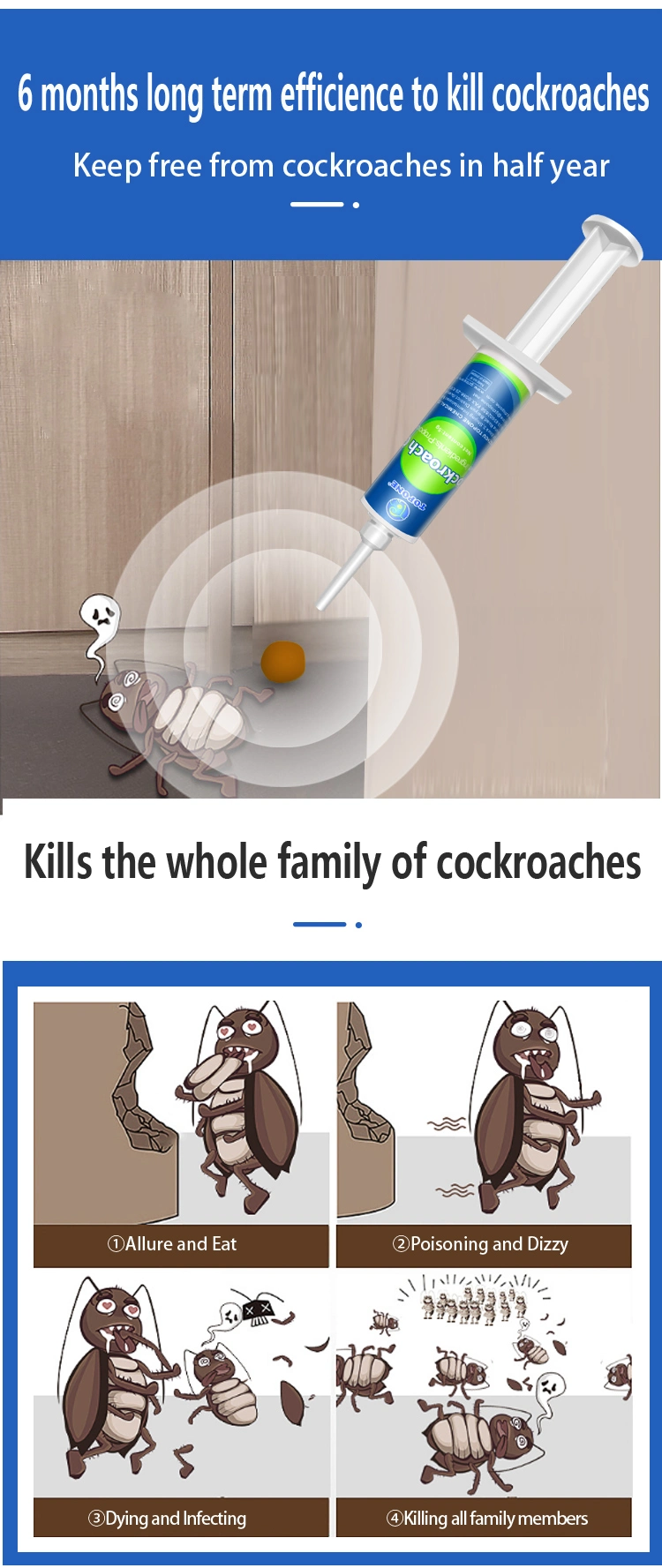 Cockroach Effective Ingredient Chemical Cockroach Killer Bait