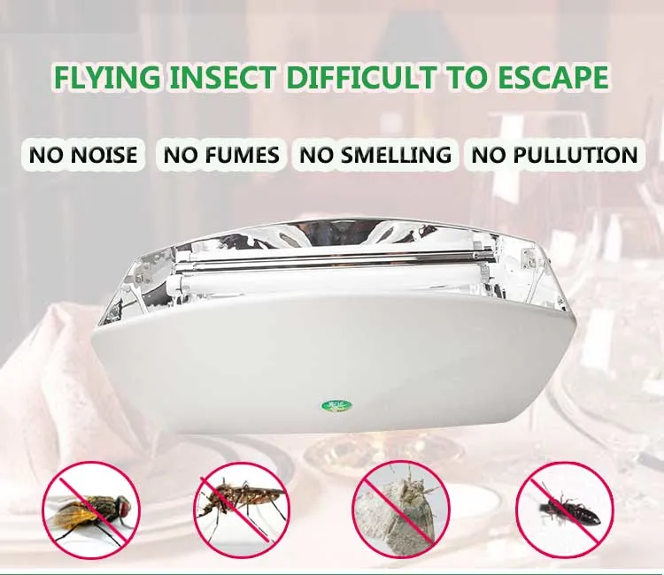 UV Lamp Commercial Sticky Paper Electric Fly Killer Glue Board Mosquito Catcher Electronic Insect Trap