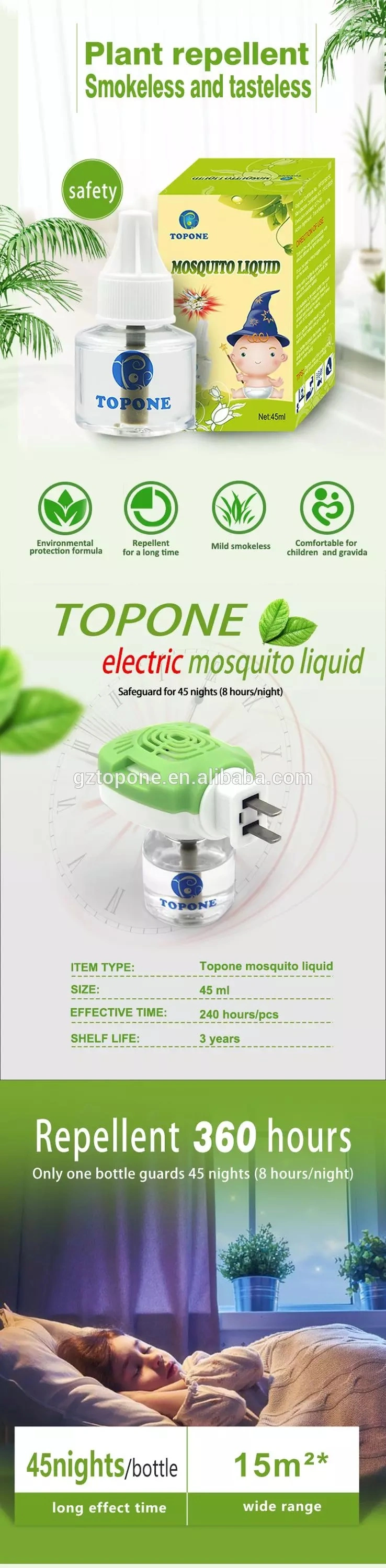 High Quality Anti Fly Mosquito Insect Repeller Electric Mosquito Liquid