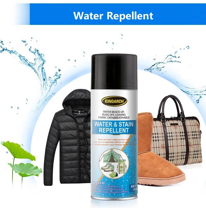 Kingarch High Quality OEM Water & Stain Repellent Shoe Protector Aerosol Spray, Super Hydrophobic Coating