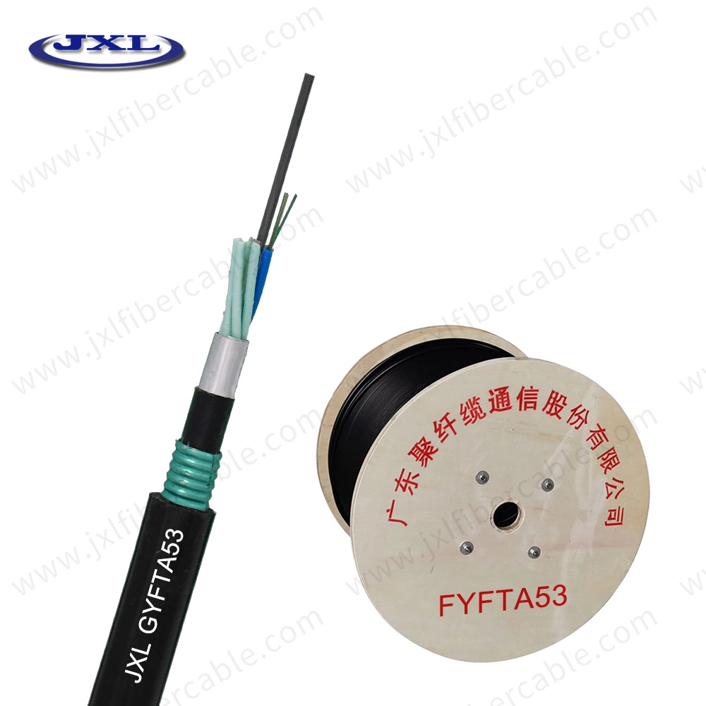 G652 Single Mode GYTA/GYTS 96 Core Fiber Optical Optic Cable Rodent Resistant Anti Rodent Cable