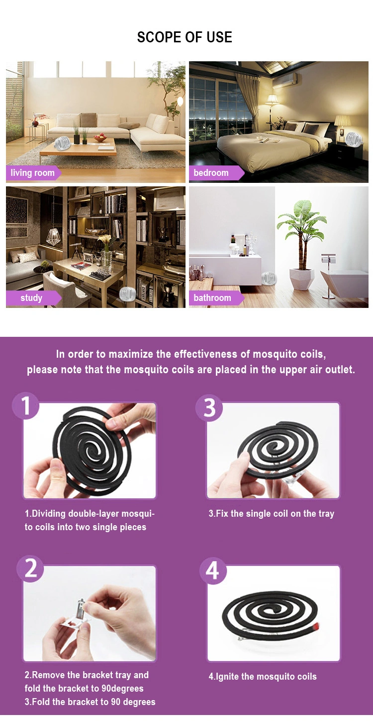 Mosquito Coil Chemical Black Pest Reject Coil