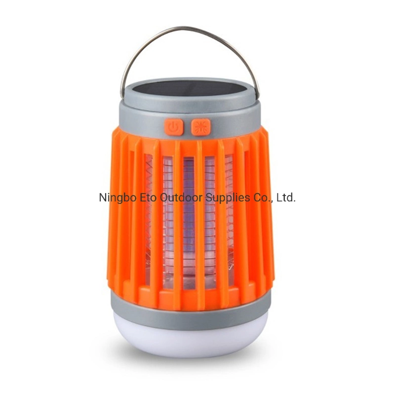 New LED Solar Mosquito Light UV Bug Mosquito Repellent Outdoor Camping Light Emergency Lamp