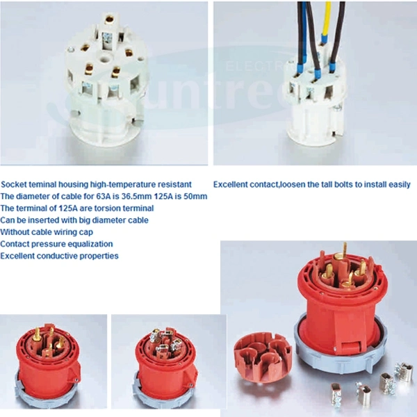 Industry Plug Socket Electrical Plug Plug and Socket