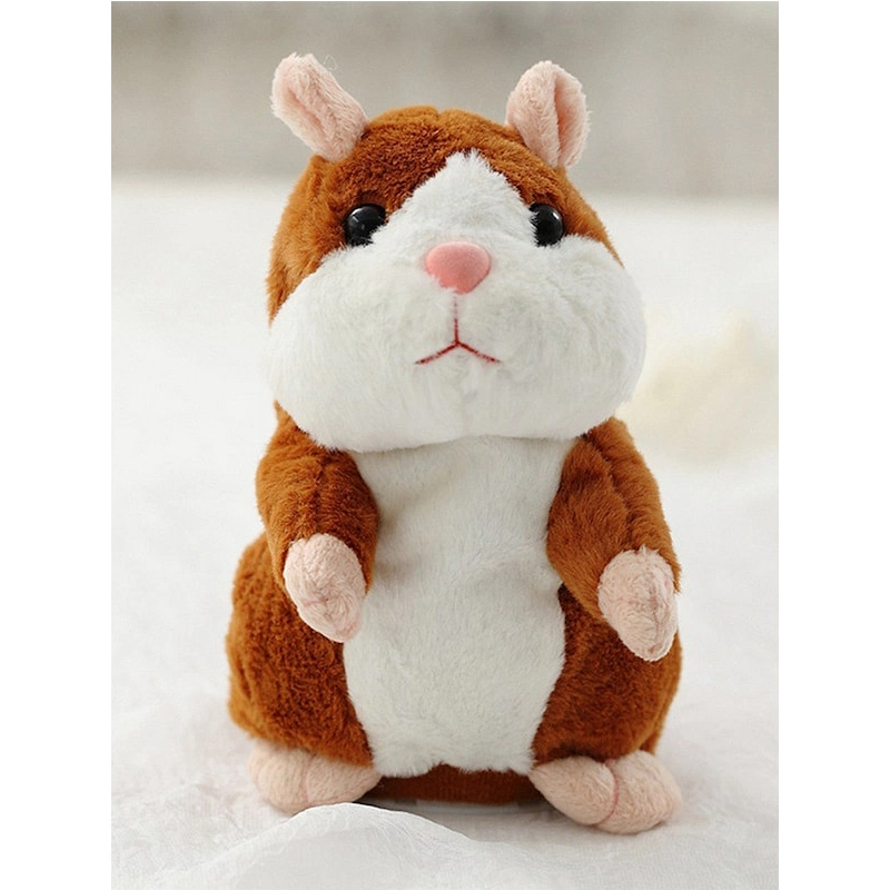 Electronic Mouse Toys Children Gift Plush Interactive Toys Talking Nod Hamster Repeats Toys