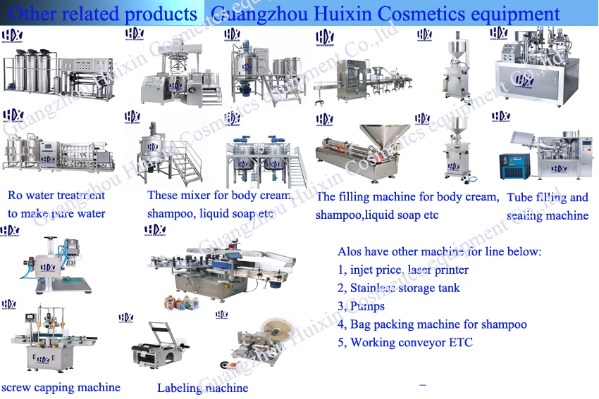 Cosmetic Cream/Lotion Mixing Tank Making Machine Homogenizer Vacuum Emulsifying Mixer/Blender