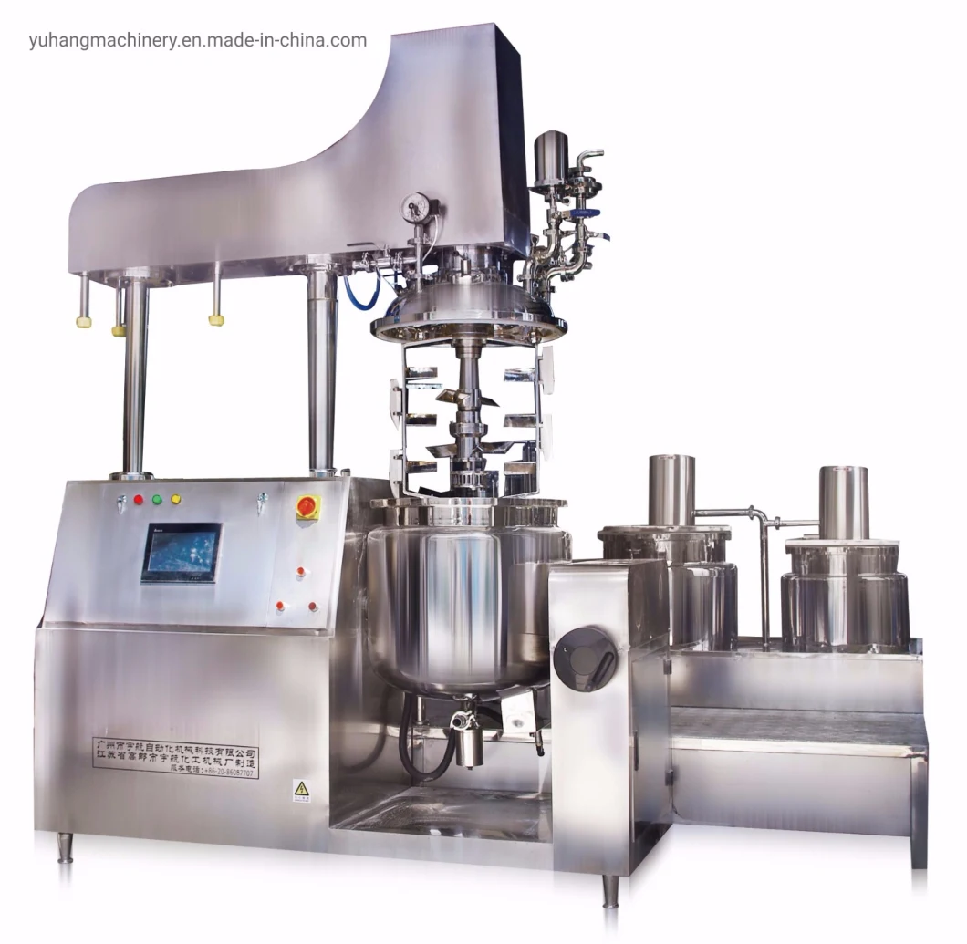 500L Emulsifying Vacuum Cream Lotion Ointment Emulsifying Machine Homo Mixer