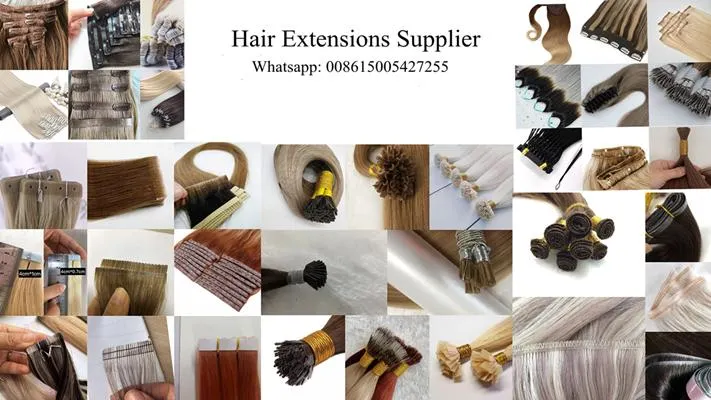 100% Human Hair Virgin Hair Product Top Quality Easy Pull Hair Extension