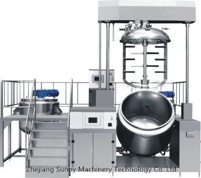 China Vacuum Mixing Emulsifying Machine with CIP Cleaning System