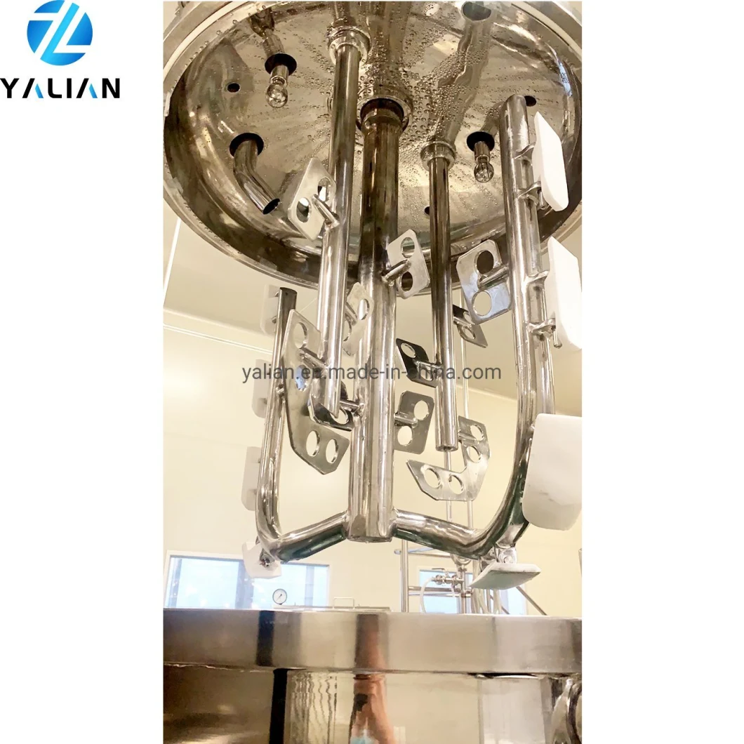 Hydraulic Lifting Heating Vacuum Emulsifying Cosmetics Facial Cream Making Mixer Homogenizer Machine