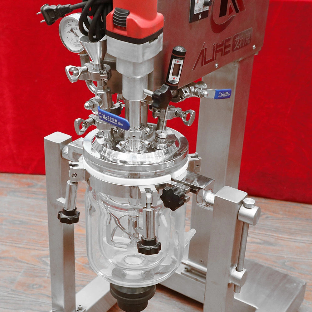 2L Small Lab-Use Vacuum Emulsifying Mixer Laboratory Homogeneous Emulsifier Blender Homogenizer