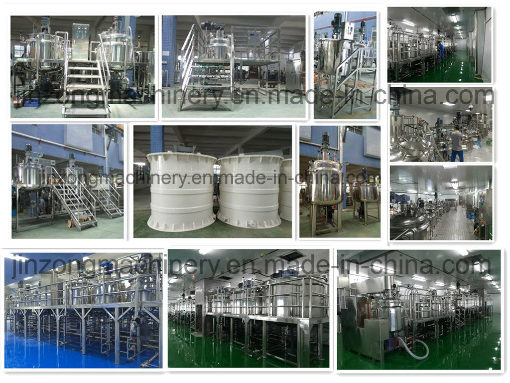 Ce Approved Emulsifying Mixing Tank with Agitator/Homogenizer/Mixer