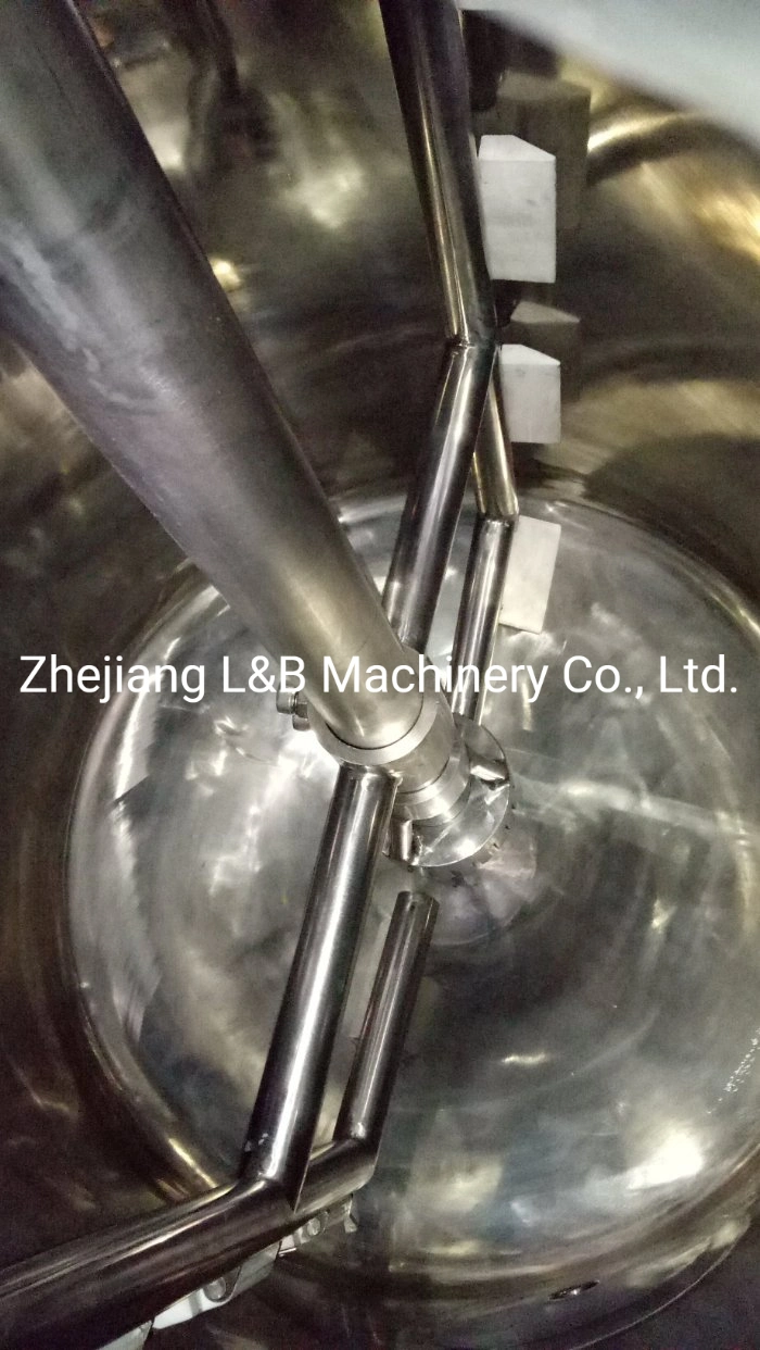 Steel Hydraulic Lifting and Descending Cosmetic Emulsifier Industrial Shearing Lotion Homogenizer Cream Mixer Machine