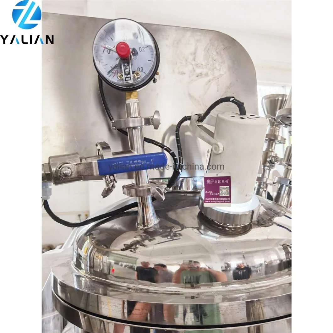 50L Vacuum Emulsifier Equipment Skin Care Health Daily Products Cream Making Processing