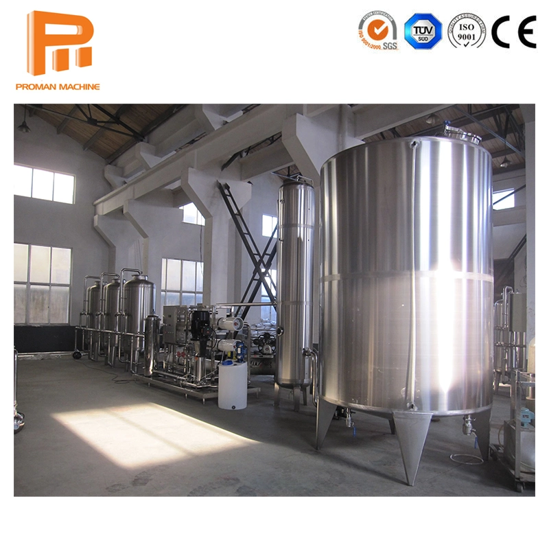 Full Automatic Reverse Osmosis RO Water Treatment Supplied Water Bottling Filling Machine Water Filter Dairy Machine