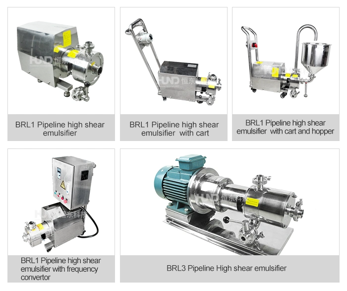 Stainless Steel Inline Mixer Emulsion Pump with Trolley