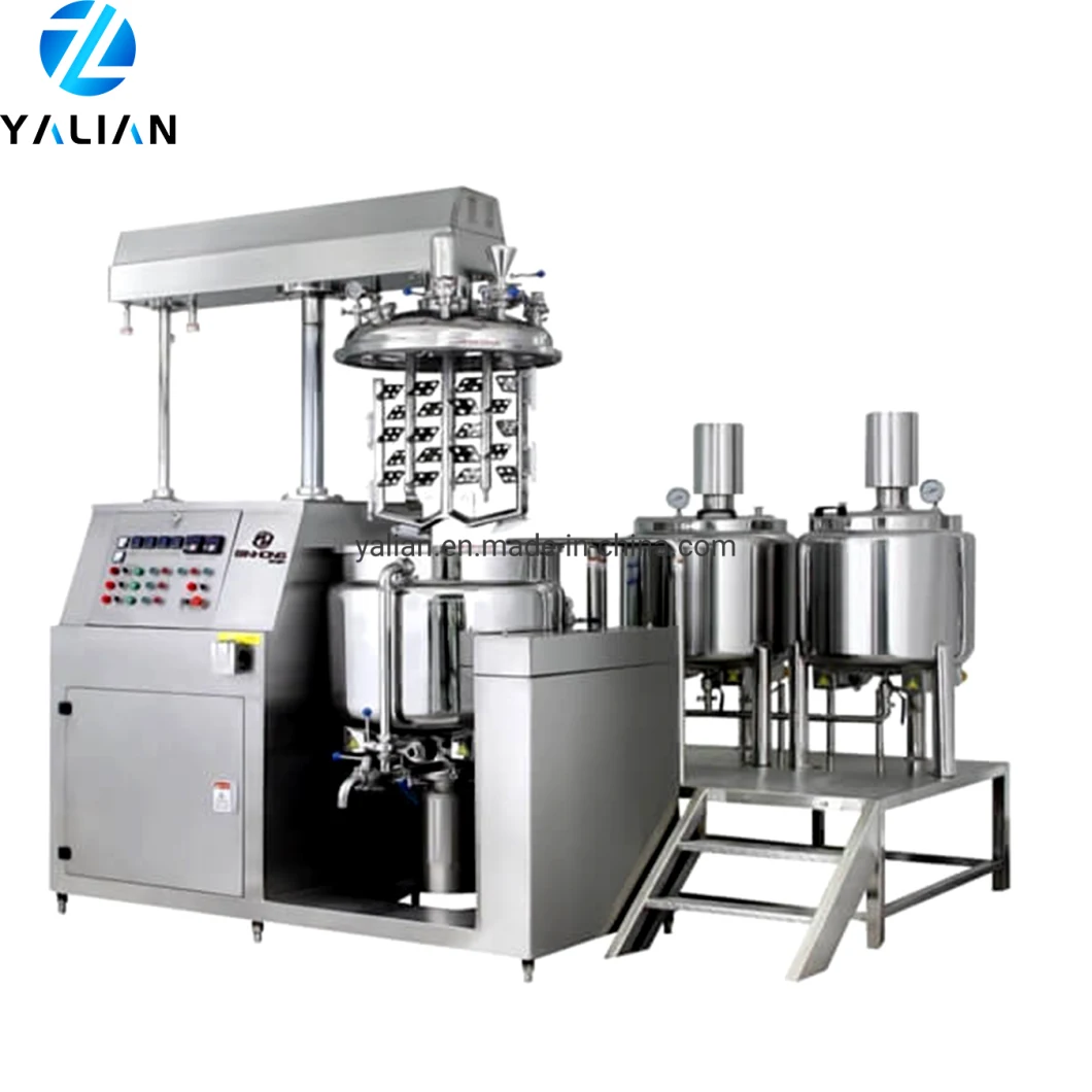 High Quality China Lotion Mixer Vacuum Emulsifying Mixer Blender for Cosmetic Cream Machine